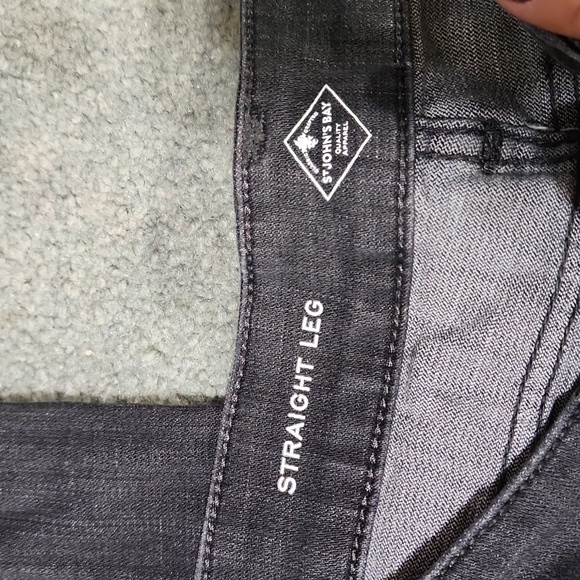 St johns bay 14 embroidered ankle jeans straight - Picture 4 of 10